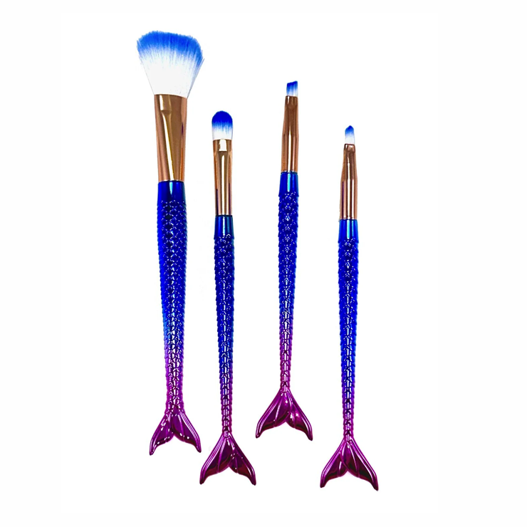 Mermaid Glitter Tattoo Brush Set (4 Pieces)