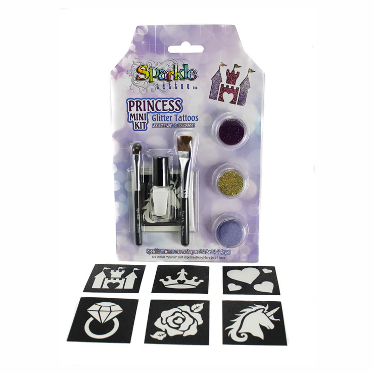 Sparkle Tattoo Princess Mini Kit – Glitter Tattoos